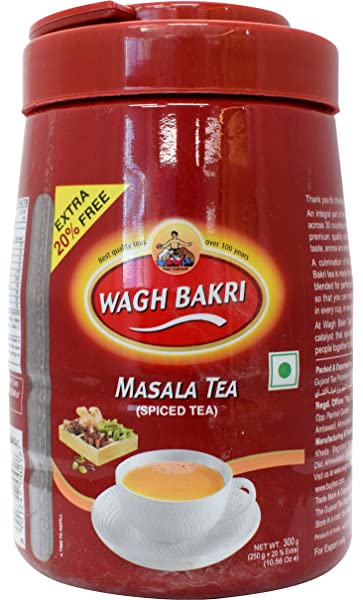 Wagh Bakri Masala Tea Jar 250 Grams | | The Indian Mart Europe